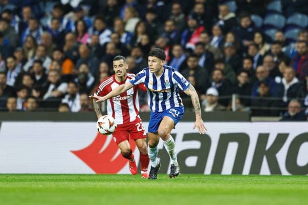 Nehuen Perez (Porto), JANUARY 23, 2025 - Football Soccer : UEFA Europa League League phase match day 7 between FC Porto 0-1 Olympiacos FC at the Estadio do Dragao in Porto, Portugal. Noxthirdxpartyxsales  (279430725)