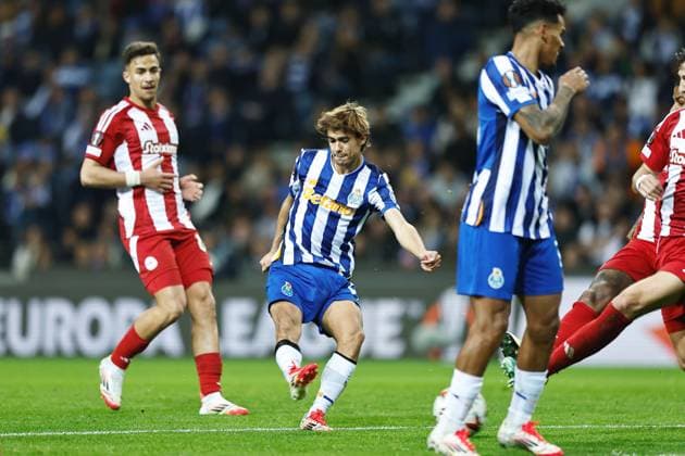 Rodrigo Mora (Porto), JANUARY 23, 2025 - Football Soccer : UEFA Europa League League phase match day 7 between FC Porto 0-1 Olympiacos FC at the Estadio do Dragao in Porto, Portugal. Noxthirdxpartyxsales  (279430710)