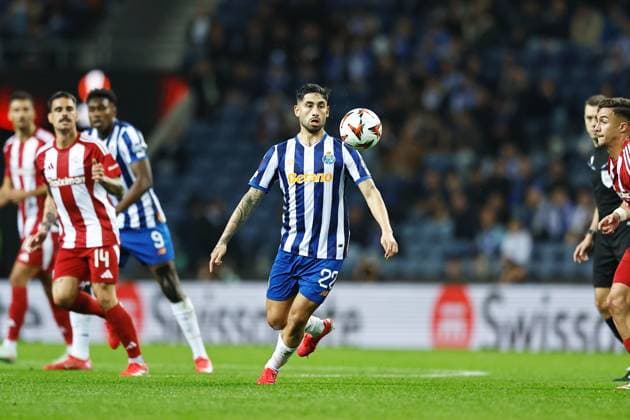 Alan Varela (Porto), JANUARY 23, 2025 - Football Soccer : UEFA Europa League League phase match day 7 between FC Porto 0-1 Olympiacos FC at the Estadio do Dragao in Porto, Portugal. Noxthirdxpartyxsales  (279430781)