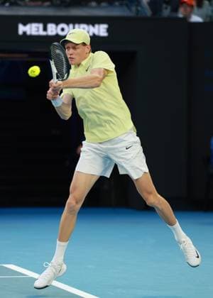 Jannik Sinner ITA Australian Open 2025, Melbourne Park, Melbourne, Victoria, Australia Copyright: xJuergenxHasenkopfx