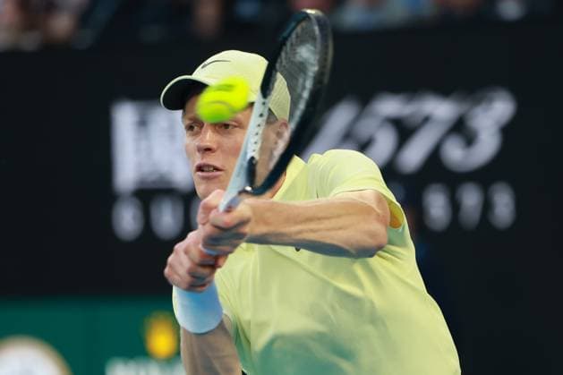 Jannik Sinner ITA Australian Open 2025, Melbourne Park, Melbourne, Victoria, Australia Copyright: xJuergenxHasenkopfx
