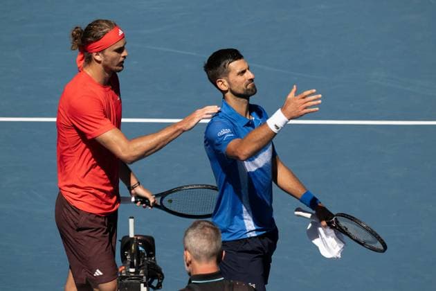 2025 AUSTRALIAN OPEN Mens Semifinal Match Novak Djokovic SRB vs Alexander Zverev GER