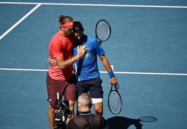 2025 AUSTRALIAN OPEN Mens Semifinal Match Novak Djokovic SRB vs Alexander Zverev GER
