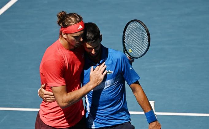 2025 AUSTRALIAN OPEN Mens Semifinal Match Novak Djokovic SRB vs Alexander Zverev GER