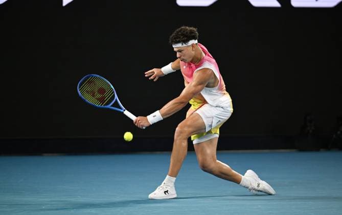 2025 AUSTRALIAN OPEN Mens Semifinal Match Jannik Sinner ITA vs Ben Shelton USA Ben Shelton USA