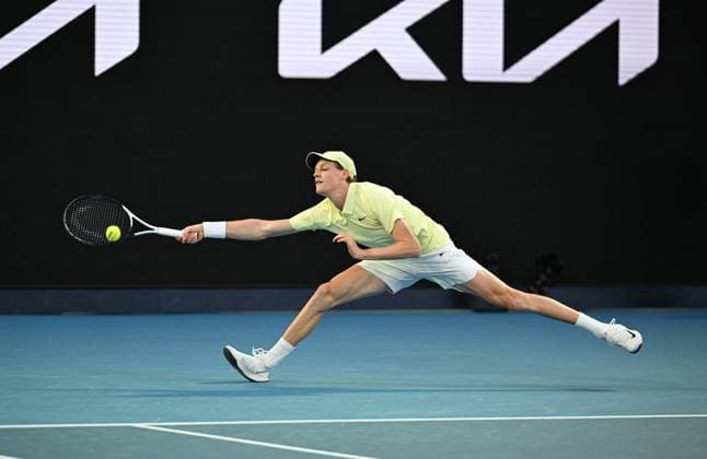 2025 AUSTRALIAN OPEN Mens Semifinal Match Jannik Sinner ITA vs Ben Shelton USA Jannik Sinner ITA