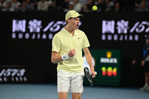 2025 AUSTRALIAN OPEN Mens Semifinal Match Jannik Sinner ITA vs Ben Shelton USA Jannik Sinner ITA