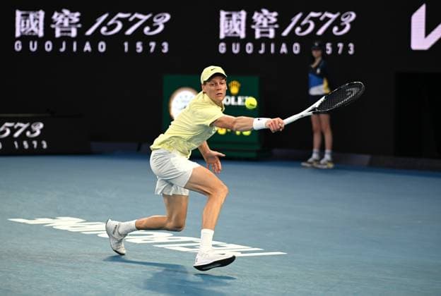 2025 AUSTRALIAN OPEN Mens Semifinal Match Jannik Sinner ITA vs Ben Shelton USA Jannik Sinner ITA