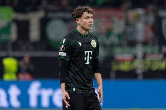 UEFA Europa League Eintracht Frankfurt Ferencvaros Budapest, 23 01 2025 Alex Toth Ferencvarosi Torna Club Budapest 64 , Crop, Portrait Portrait, Eintracht Frankfurt Ferencvaros Budapest, Frankfurt, Deutsche Bank Park, 23 1 2025 Copyright: xBEAUTIFULxSPORTS Gawlikx