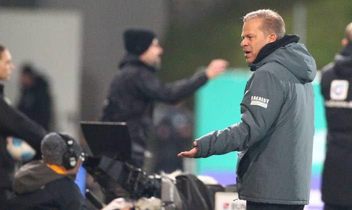 Markus Anfang Trainer Kaiserslatern , 2.Bundesliga , SpVgg Greuther Fürth-1. FC Kaiserslautern , Fußball , in den Sportpark Ronhof Thomas Sommer Stadion , Fürth , Bayern , Deutschland . Januar 24, 2025 . Photo by: Davide Elias Ipa Photo Pressefoto DENL Copyright: xDavidexEliasx