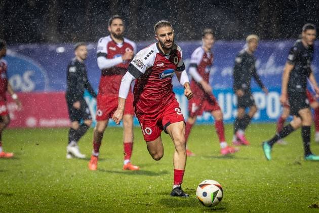 3 Liga FC Viktoria Köln SV Waldhof Mannheim, 24 01 2025 Serhat Semih Güler FC Viktoria Köln, 30 Köln, 24 01 2025, 21 Matchday of the 3 Football League, FC Viktoria Köln SV Waldhof Mannheim at Sportpark Hoehenberg in Cologne The DFL regulations prohibit the use of photographs as image sequences and or quasi videos Copyright: xBEAUTIFULxSPORTS LeahxKohringx