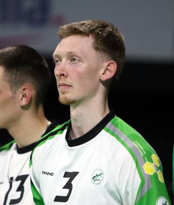 Benedikt GERKEN Bitterfeld , after the defeat, He Volleyballl, Bundesliga, 2024 25, 24 01 25, WWK Volleys Herrsching vs VC Bitterfeld Wolfen, BMW Park, Munich, Copyright: WolfgangxFehrmann