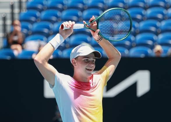 Henry Bernet SUI cheers after winning, jubilation, joy, emotion, Australian Open 2025, Melbourne Park, Melbourne, Victoria, Australia Copyright: xJuergenxHasenkopfx