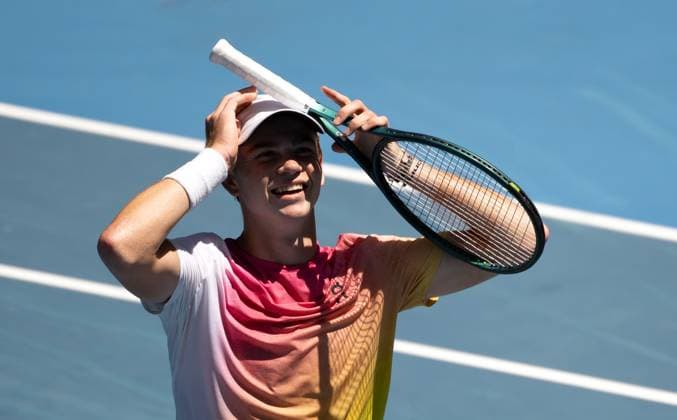 2025 AUSTRALIAN OPEN Junior Boys Final Winner Henry Bernet SUI