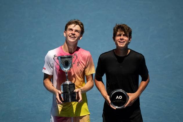 2025 AUSTRALIAN OPEN Junior Boys Final Henry Bernet SUI vs Benjamin Willwerth USA