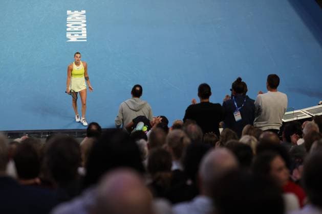 Aryna Sabalenka during the Women s Singles final match against Keys in the Rod Laver Arena Australian Open, Day Fourteen, Tennis, Melbourne Park, Melbourne, Australia - 25 Jan 2025  Copyright: xRachelxBach Shutterstockx 15108801m