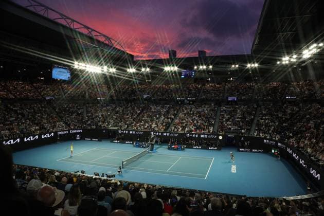 Women s Singles final match against Sabalenka and Keys in the Rod Laver Arena Australian Open, Day Fourteen, Tennis, Melbourne Park, Melbourne, Australia - 25 Jan 2025  Copyright: xRachelxBach Shutterstockx 15108801p