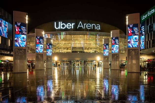 Basketball Berlin 24.01.2025 Saison 2024 2025 Euroleague Alba Berlin - FC Bayern Basketball Uber Arena Sportstätte