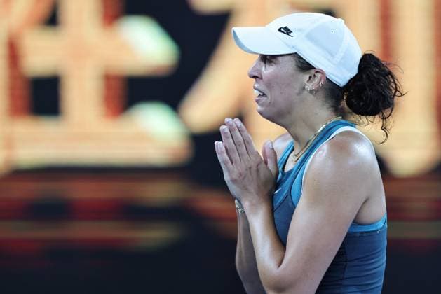 Madison Keys, USA, after final of 2025 Australian Open in Melbourne, 25 01 2025