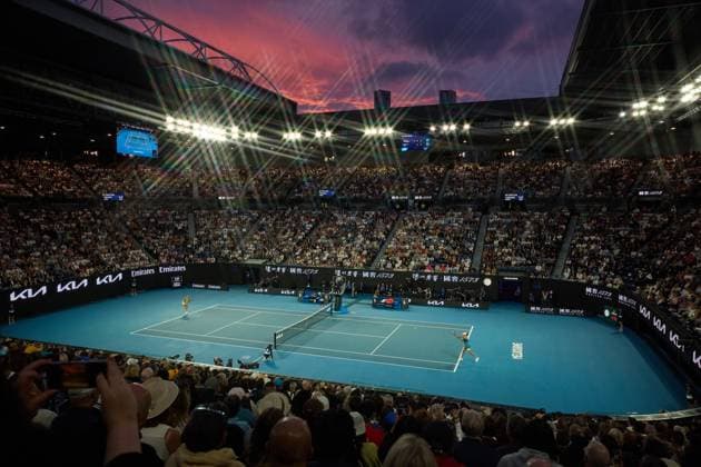 A general view of the Australian Open Women s Singles final between Madison Keys of USA and Aryna Sabalenka Australian Open, Day Fourteen, Tennis, Melbourne Park, Melbourne, Australia - 25 Jan 2025  Copyright: xRachelxBach Shutterstockx 15108801bu