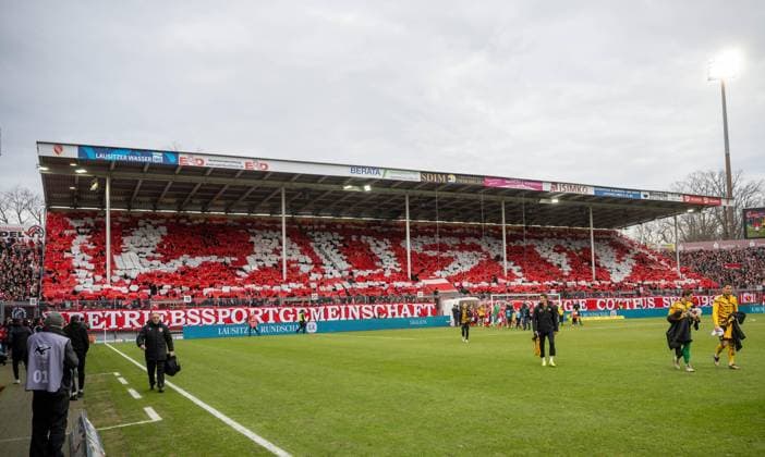 Soccer, Men, Season 2024 2025, 3 Liga 21 Matchday , FC FC Energie Cottbus SG Dynamo Dresden, Fans of Energie, Lausitz, 25 01 2025, Copyright: xMatthiasxKochx