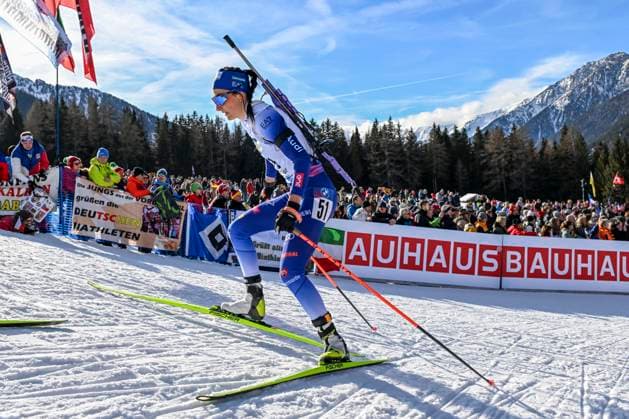 BIATHLON - PASSLER Rebecca (ITA) in der 10 km Verfolgung der Frauen beim BWM IBU Weltcup Biathlon Antholz am 25.01.2025, Italien, Südtirol Antholz-Anterselva Südtirol Arena Südtirol Italien *** BIATHLON PASSLER Rebecca ITA in the womens 10 km pursuit at the BWM IBU World Cup Biathlon Antholz on 25 01 2025, Italy, South Tyrol Antholz Anterselva Südtirol Arena South Tyrol Italy