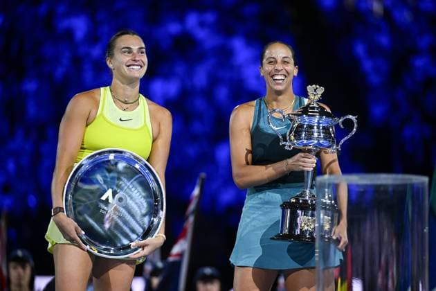 Australian Open - Women’s final - Melbourne Madison Keys (USA) wins her first Gran Slam title defeating Arena Sabalenka (RUS) in the women’s final at the 2025 Australian Open at Melbourne Park in Melbourne, Australia, on January 25, 2025. Photo by Corinne Dubreuil ABACAPRESS.COM Melbourne Australia  Copyright: xDubreuilxCorinne ABACAx