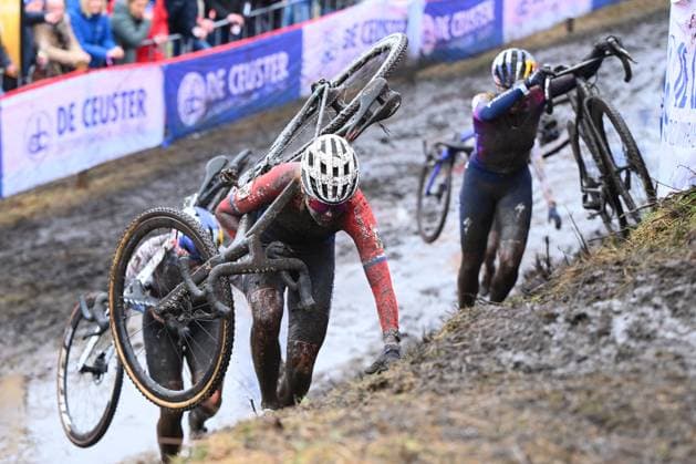 UCI Cyclocross World Cup Maasmechelen 2025 MAASMECHELEN, BELGIUM - JANUARY 25 : Pieterse Puck (NED) of Fenix - Deceuninck in action during the 11th leg of the UCI Cyclocross World Cup Series 2024-2025 women elite race on January 25, 2025 in Maasmechelen, Belgium, 25 01 2025 Maasmechelen Belgium  Copyright: xVincentxKalutx