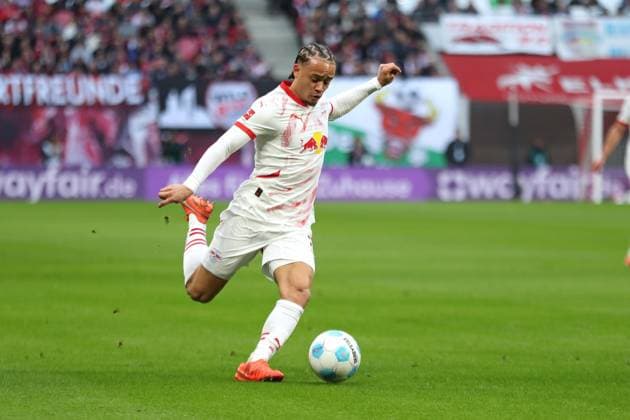 1 Bundesliga RB Leipzig vs Bayer 04 Leverkusen, 25 01 25 Xavi Simons 10, RB Leipzig Football, 1 Bundesliga, Season 2024 2025, Matchday 19 RB Leipzig vs Bayer 04 Leverkusen on 25 01 25 at the Red Bull Arena, Leipzig DFL REGULATIONS PROHIBIT ANY USE OF PHOTOGRAPHS AS IMAGE SEQUENCES AND OR QUASI VIDEO Copyright: xBEAUTIFULxSPORTS JanxKaeferx
