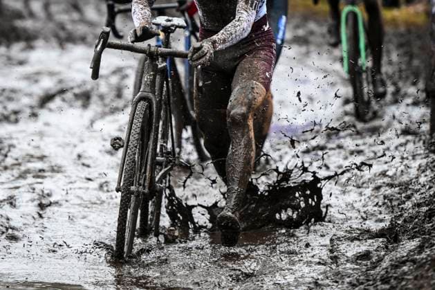 Sport Bilder des Tages UCI Cyclocross World Cup Maasmechelen 2025 MAASMECHELEN, BELGIUM - JANUARY 25 : Illustration picture during the 11th leg of the UCI Cyclocross World Cup Series 2024-2025 men elite race on January 25, 2025 in Maasmechelen, Belgium, 25 01 2025 Maasmechelen Belgium  Copyright: xVincentxKalutx