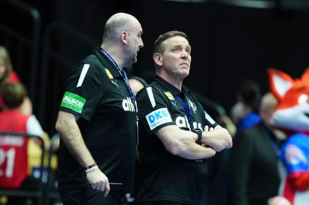 IHF World Men s Handball Championship Germany Tunisia German head coach Alfred Gislason in the Handball World Championship match in Main Round group 1 between Germany and Tunisia at Jyske Bank Boxen in Herning on Saturday, January 25, 2025 Photo Henning Bagger Ritzau Scanpix , Herning Denmark  Copyright: HenningxBagger HenningxBaggerx spdk20250125-205831-L