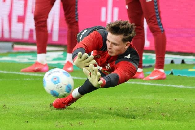 25 01 2025, Football, Men, 2 Bundesliga, Season 2024 2025, 1 FC Köln SV 07 Elversberg, Jonas Urbig 1 FC Köln Köln Rhein Energie Stadion Nordrhein Westfalen Germany EN Copyright: xSebastianxBachx