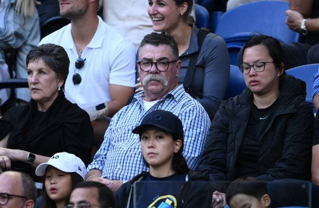 TENNIS AUSTRALIAN OPEN, Former Australian cricketer David Boon is seen during the Men?s singles final between during Jannik Sinner of Italy and Alexander Zverev of Germany at the 2025 Australian Open at Melbourne Park in Melbourne, Sunday, January 26, 2025. ( NO ARCHIVING, EDITORIAL USE ONLY, NO USE IN BOOKS WITHOUT CONSENT MELBOURNE VICTORIA AUSTRALIA  Copyright: xJOELxCARRETTx 20250126122896988247