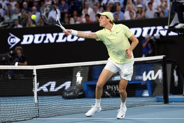 Jannik Sinner of Italy Australian Open, Day Fifteen, Tennis, Melbourne Park, Melbourne, Australia - 26 Jan 2025  Copyright: xEllaxLing Shutterstockx 15108789h