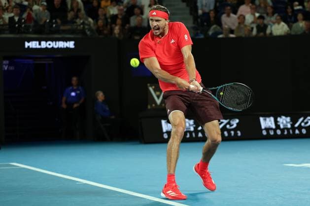 Alexander Zverev of Germany Australian Open, Day Fifteen, Tennis, Melbourne Park, Melbourne, Australia - 26 Jan 2025  Copyright: xEllaxLing Shutterstockx 15108789o