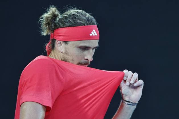 Alexander Zverev, GER, during final of 2025 Australian Open in Melbourne, 26 01 2025