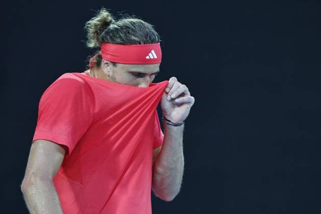 Alexander Zverev, GER, during final of 2025 Australian Open in Melbourne, 26 01 2025