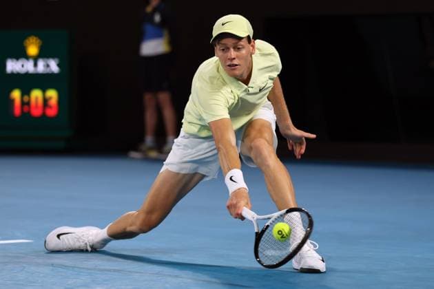 Jannik Sinner of Italy Australian Open, Day Fifteen, Tennis, Melbourne Park, Melbourne, Australia - 26 Jan 2025  Copyright: xEllaxLing Shutterstockx 15108789q