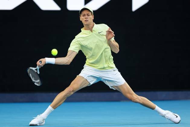 Jannik Sinner ITA , Final, Final, Australian Open 2025, Melbourne Park, Melbourne, Victoria, Australia Copyright: xJuergenxHasenkopfx