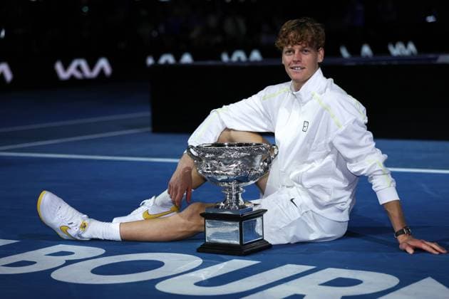 Jannik Sinner of Italy wins the Australian Open Australian Open, Day Fifteen, Tennis, Melbourne Park, Melbourne, Australia - 26 Jan 2025  Copyright: xEllaxLing Shutterstockx 15108789ay
