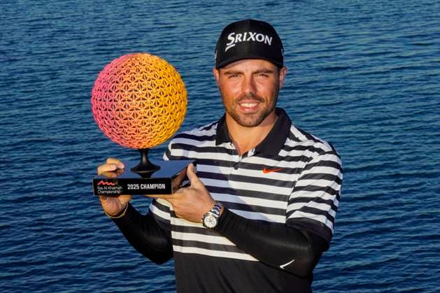 Golf, Ras Al Khaimah Championship, winner Alejandro Del Rey