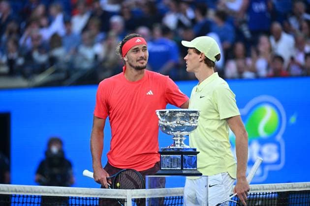 Australian Open Mens Final - Sinner vs Zverev Jannik Sinner (ITA) wins his second Australian Open title at the 2025 Australian Open at Melbourne Park in Melbourne, Australia, on January 26, 2025. Photo by Corinne Dubreuil ABACAPRESS.COM Melbourne Australia  Copyright: xDubreuilxCorinne ABACAx
