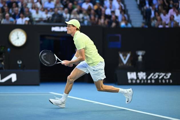 Australian Open Mens Final - Sinner vs Zverev Jannik Sinner (ITA) wins his second Australian Open title at the 2025 Australian Open at Melbourne Park in Melbourne, Australia, on January 26, 2025. Photo by Corinne Dubreuil ABACAPRESS.COM Melbourne Australia  Copyright: xDubreuilxCorinne ABACAx