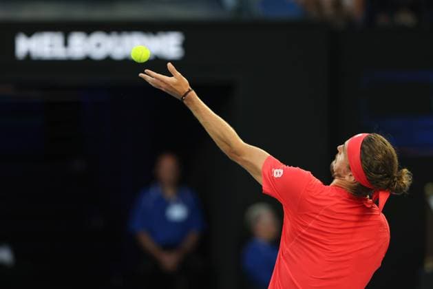 Alexander Zverev, Final, Final, Australian Open 2025, Melbourne Park, Melbourne, Victoria, Australia Copyright: xJuergenxHasenkopfx