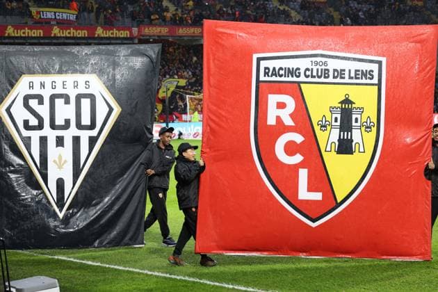 FOOTBALL : RC Lens vs Angers SCO - Ligue 1 - 26 01 2025 Ambiance avant-match lors du match RC Lens - Angers SCO, Ligue 1, stade Bollaert-Delelis, le 26 janvier 2025  Copyright: xLaurentxSANSONx