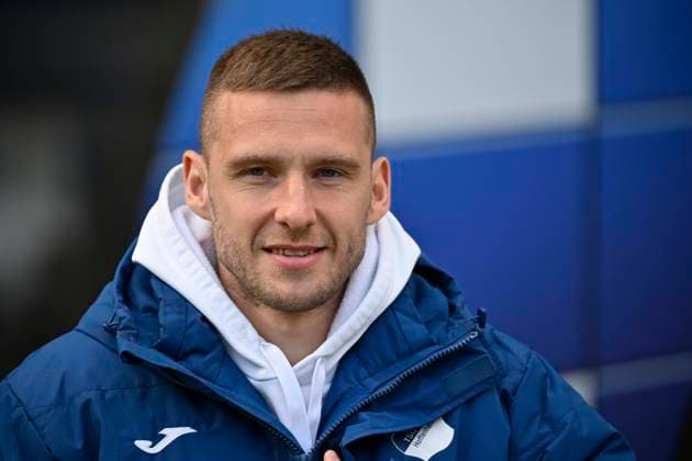before the start of the match Pavel Kaderabek TSG 1899 Hoffenheim 03 Portrait TSG 1899 Hoffenheim vs Eintracht Frankfurt SGE 26 01 2025 DFL REGULATIONS PROHIBIT ANY USE OF PHOTOGRAPHS AS IMAGE SEQUENCES AND OR QUASI VIDEO TSG 1899 Hoffenheim vs Eintracht Frankfurt SGE