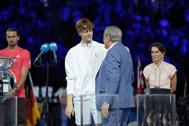 Tennis : Finale Hommes - Australie Open 2025 - Melbourne - 26 01 2025 Tennis : Australian Open 2025 - Melbourne - Jannik Sinner MELBOURNE  Copyright: xSVx