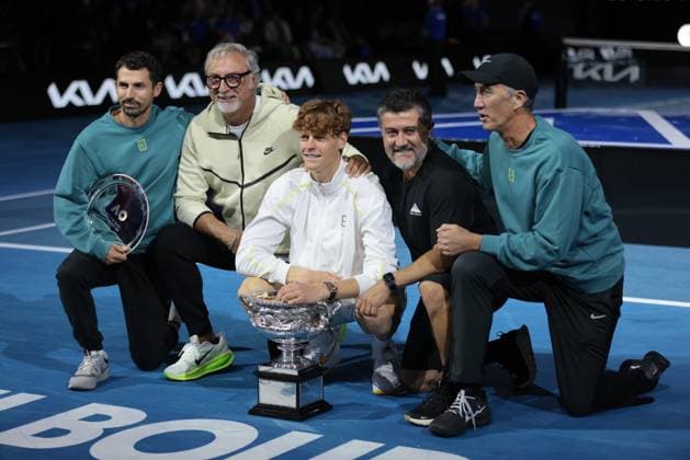 Tennis : Finale Hommes - Australie Open 2025 - Melbourne - 26 01 2025 Tennis : Australian Open 2025 - Melbourne - Jannik Sinner MELBOURNE  Copyright: xSVx