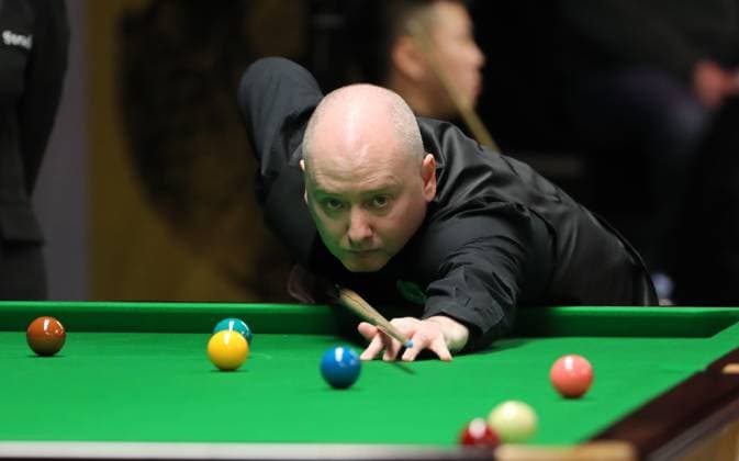 Graeme Dott (SCO) Snooker Billard Berlin German Masters im Tempodrom 27.01.2025 *** Graeme Dott SCO Sport Snooker Billiards Berlin German Masters at the Tempodrom 27 01 2025