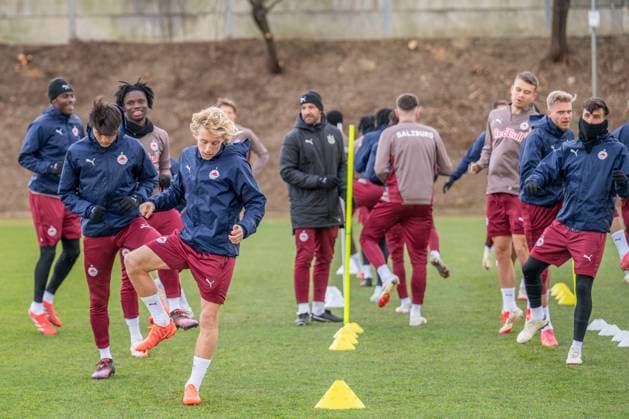 Football, CL, Red Bull Salzburg, Training